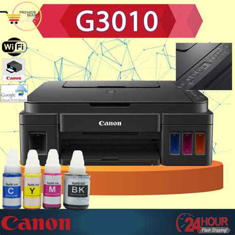 RECON UNIT Canon PIXMA G3010 Refillable Ink Tank Printer With 1 SET