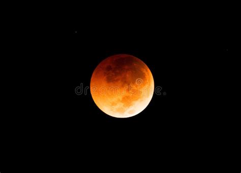 Red Moon Phenomenon Rarely Happening Stock Image Image Of Galaxy