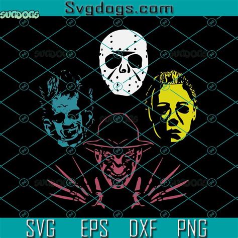 Friends Horror Halloween Svg Michael Myers Svg Scary Friends Svg