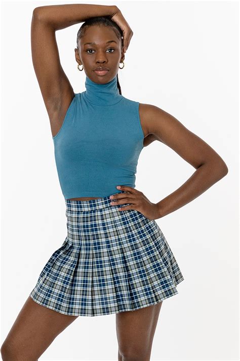 Rgb300p Plaid Tennis Skirt Los Angeles Apparel