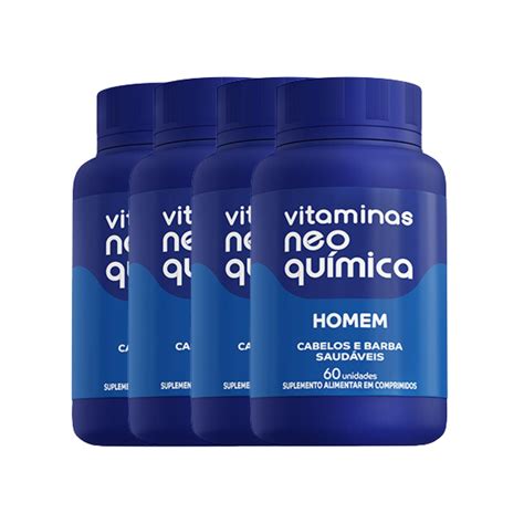 Kit Vitamina Centrotabs Homem Neo Química 60 Comprimidos 4 Unidades