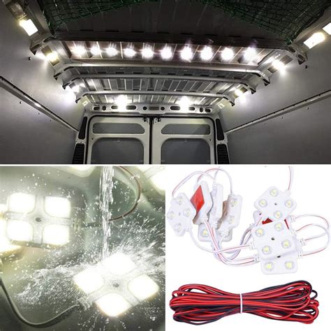 Lianqi V X Led Auto Luz Interior C Pula De Techo Luz Smd