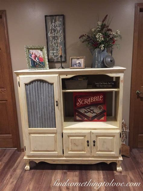 Repurposed Entertainment Center Findsomethingtolove Entertainment