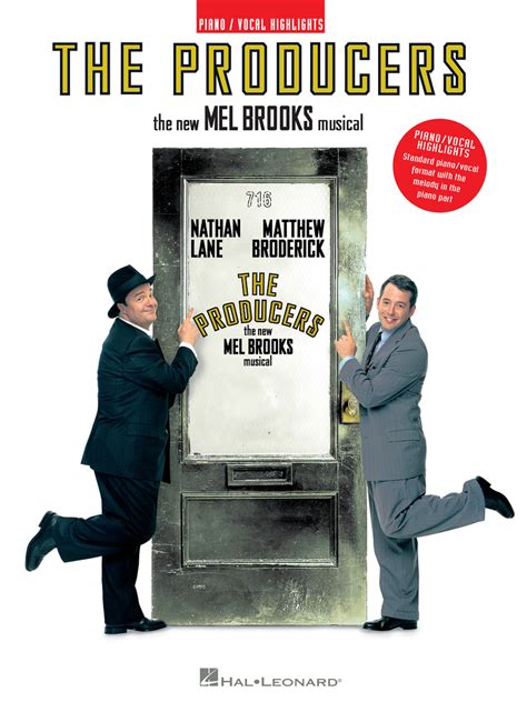 The Producers By Mel Brooks Sheet Music Read Online