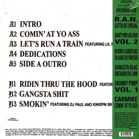 Carmike Comin At Yo Ass Vinyl Lp Us Original Hhv