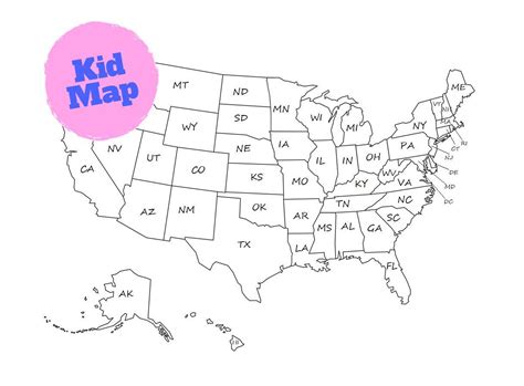 Excited to share this item from my #etsy shop: Map of USA Printable ...