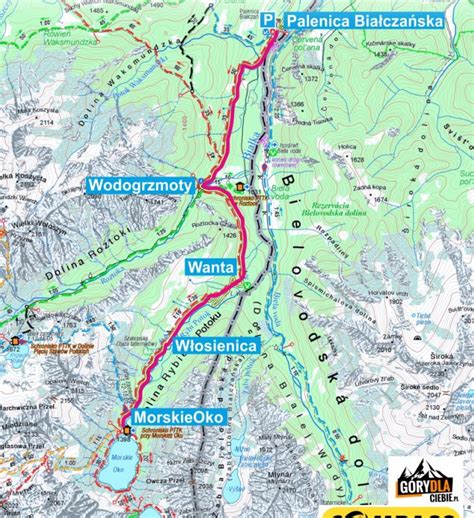 Morskie Oko informacje Opis trasy zdjęcia czas przejścia mapa