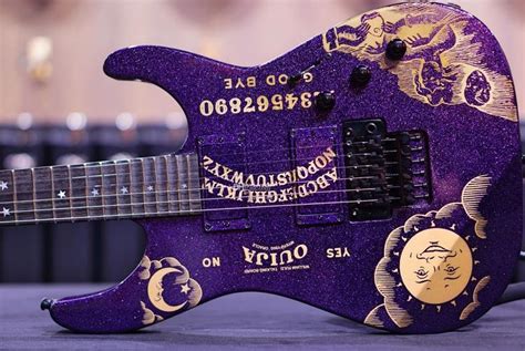 Rare LTD KH-2 Ouija Metallic Purple Kirk Hammett Signature Guitar