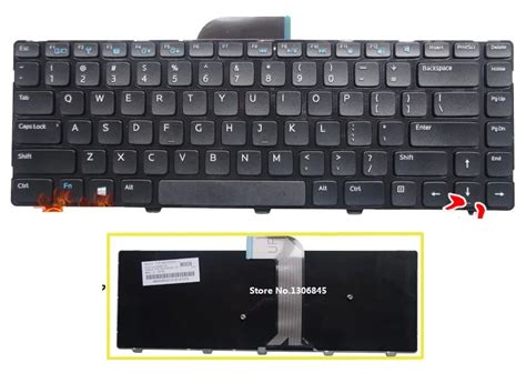 Ssea New Us Keyboard English For Dell Inspiron R