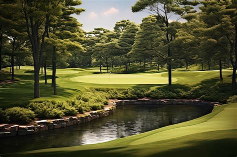 Premium Ai Image Golf Course Ai Technology Generated Image