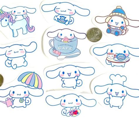 Cinnamoroll Stickers Waterproof Large Kawaii Sanrio For Laptop Cell