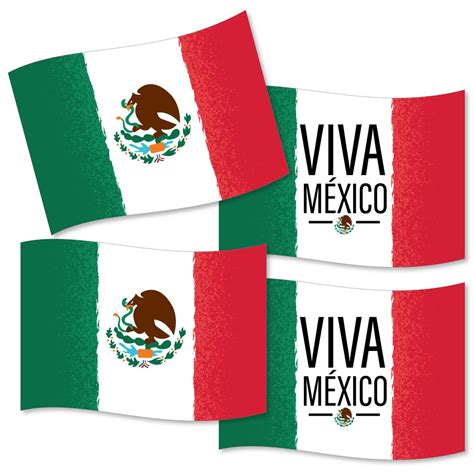 Viva Mexico Flag Decorations Diy Mexican Independence Day Etsy