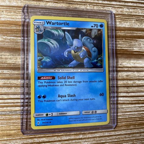 Wartortle Holo Promo Sun Moon Unbroken Bonds Pokemon Tcg