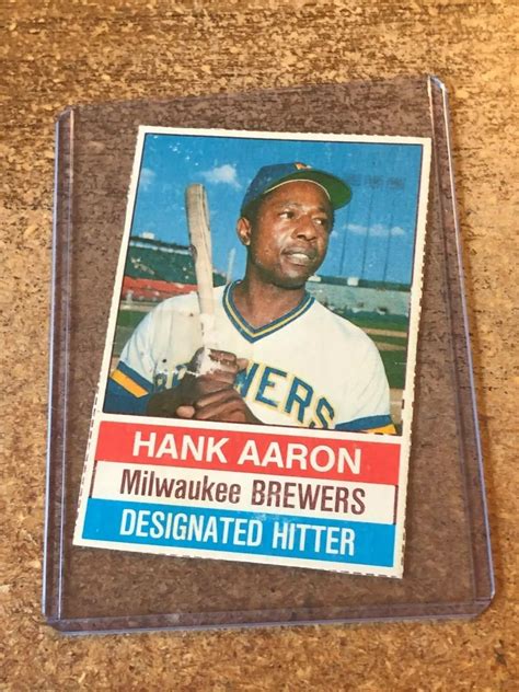 Hank Aaron Baseball Card 1976