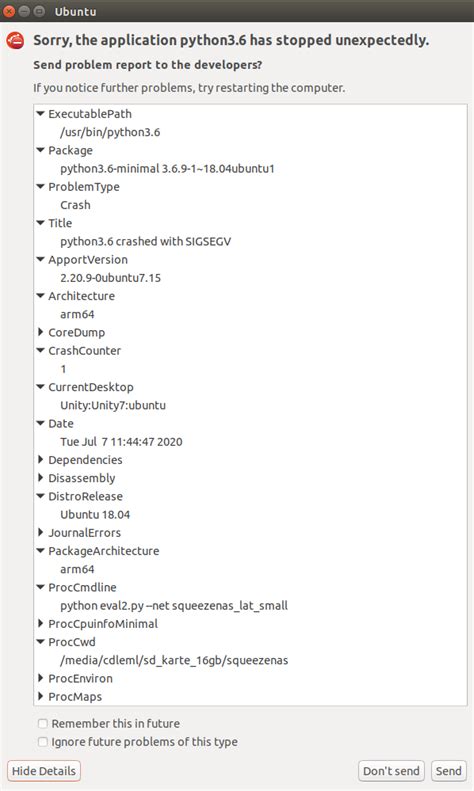 Pytorch Python Stopped Unexpectedly With Segmentation Fault Core