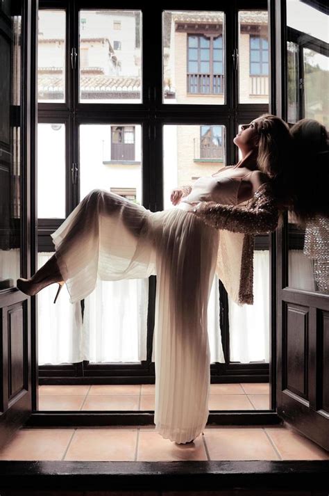 Sexy Blonde Woman In Window 5354833 Stock Photo At Vecteezy