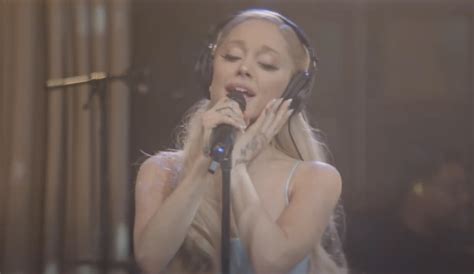 Ariana Grande Toasts Yours Truly Th Anniversary With Live