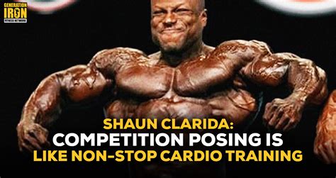 Shaun Clarida: Bodybuilding Competition Posing Is Like Non-Stop Cardio ...