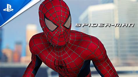 New Photoreal Raimi Suit In Spider Man Pc Mods Gameplay Youtube