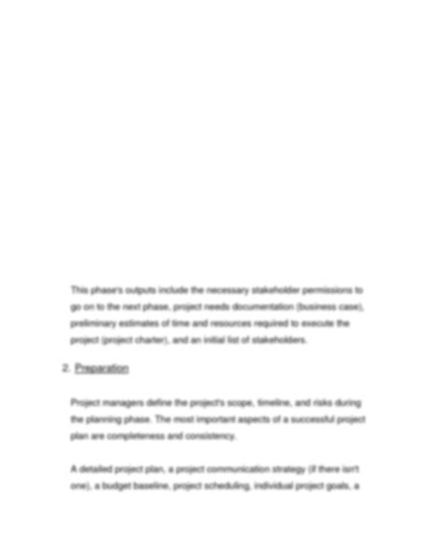 SOLUTION: Project management phases and types - Studypool