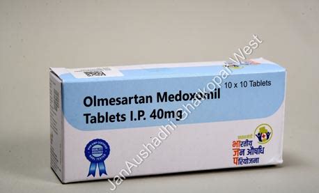 Olmesartan Medoxomil Tablets IP 40 Mg Chemistonline In