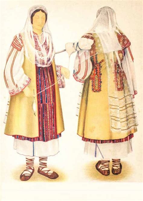 Romanian National Costumes From 4 Ethnographic Zones