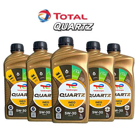 Kit Litros De Oleo De Motor W Total Quartz Ineo Ecs Acea C