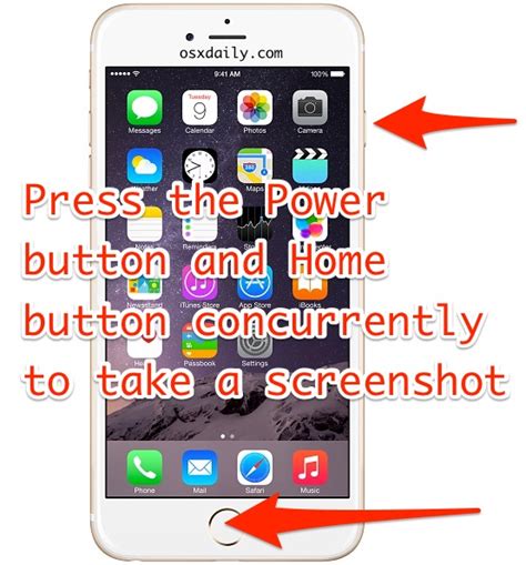 How to Take a Screen Shot on iPhone with a Home Button