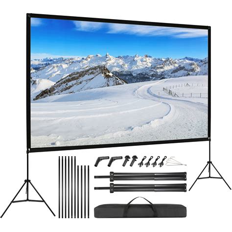 120-calowy ekran projekcyjny na statywie 16:9 4K HD - Sklep, Opinie ...