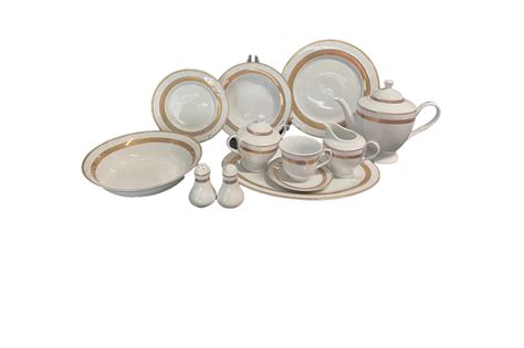 Rosdorf Park 49 Piece Porcelain China Dinnerware Set Service For 8