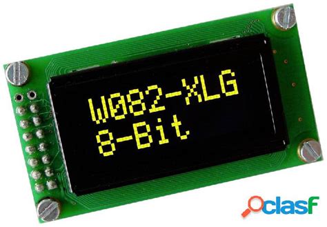 Display Visions Display Oled Giallo Verde 5 55 Mm 3 3 V Numero In Cifre