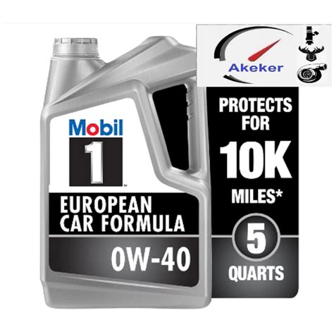 Mobil 1 Fs European Car Formula Full Synthetic Motor Oil 0w 40 5 Qt น้ำมันเครื่อง โมบิลวัน