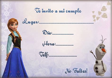 Invitaciones De Frozen Las 20 Mejores Invitaciones De Frozen Todo