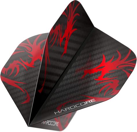 Hardcore XT 2D Holographic Dragon Extra Dicke Standard Dart Flights 3