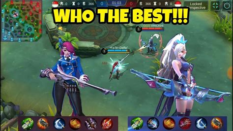 Who The Best Miya Or Lesley Mobile Legend Bang Bang Youtube