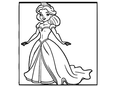 Coloriage De La Princesse Elsa Creative Fabrica