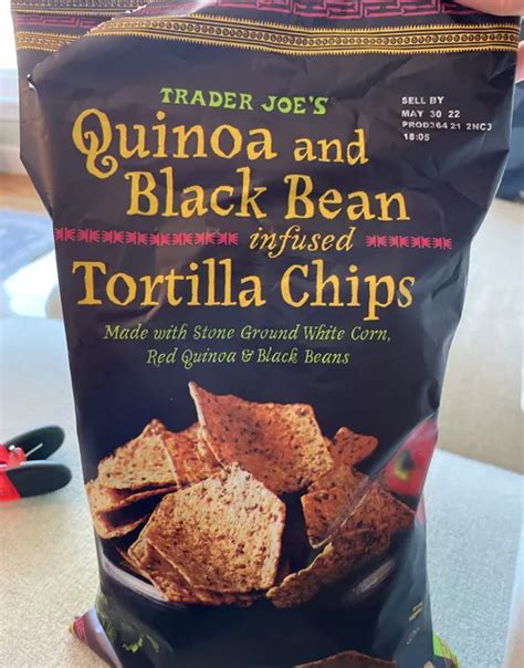 Trader Joe's Quinoa And Black Bean Infused Tortilla Chips