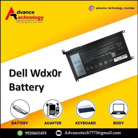 Dell Wdxor Battery Battery Type Lithium Ion Battery Power Mah