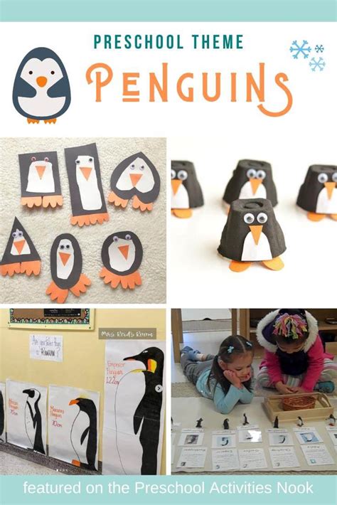 Penguin Activities For Preschoolers Preschool Activities Nook