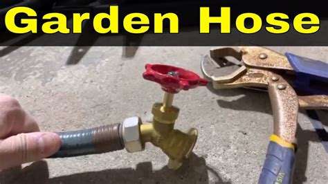 How To Remove A Stuck Garden Hose From A Spigot Hose Bib Tutorial YouTube