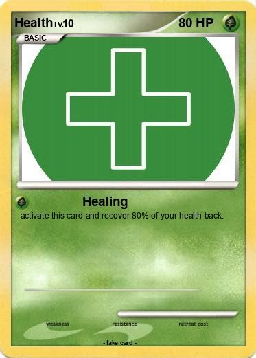 pokemon health   healing  pokemon card