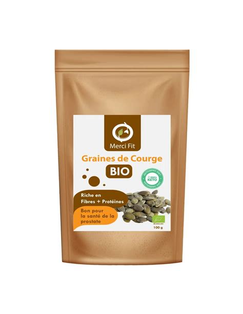 Graines De Courge Bio 100g Merci Fit