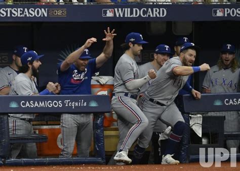 Photo Mlb Al Wild Card Game Between Tampa Bay And Texas In St