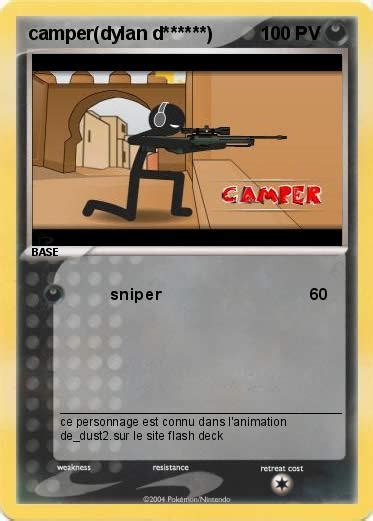 Pokémon Camper Dylan D Sniper Ma Carte Pokémon