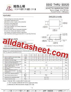 Ss Datasheet Pdf Microdiode Electronics Jiangsu Co Ltd