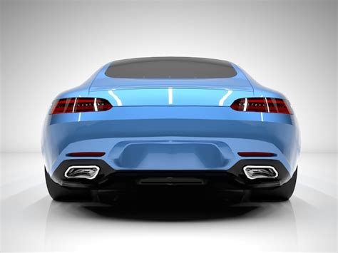 Premium Photo Sports Car Rear View