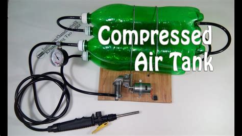 How To Make Compressed Air Tank Simple Youtube