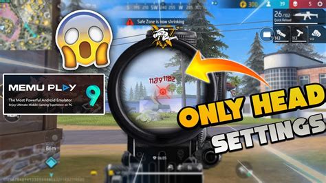 Memu Player 9 0 6 Headshot Settings Free Fire Memu No Recoil Setting