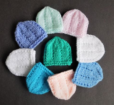 Dainty Micro-Preemie Hat Patterns | Breien en haken, Breien, Haakpatroon