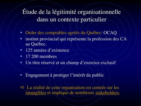 PPT Les processus de légitimation une composante incontournable de